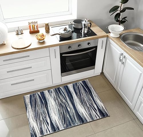 Miniatura 279 de Keen Home Design Alfombras de área - 9x12 sin desprendimiento, alfombras abstractas para cocina, sala de estar, dormitorio, comedor, entrada -