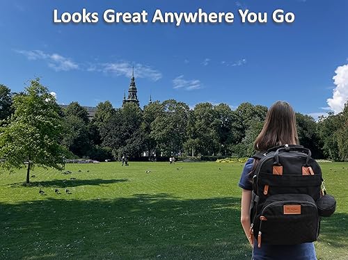 Miniatura 8 de Mochila de pañales para bebé, Negro -, Grande, Chic