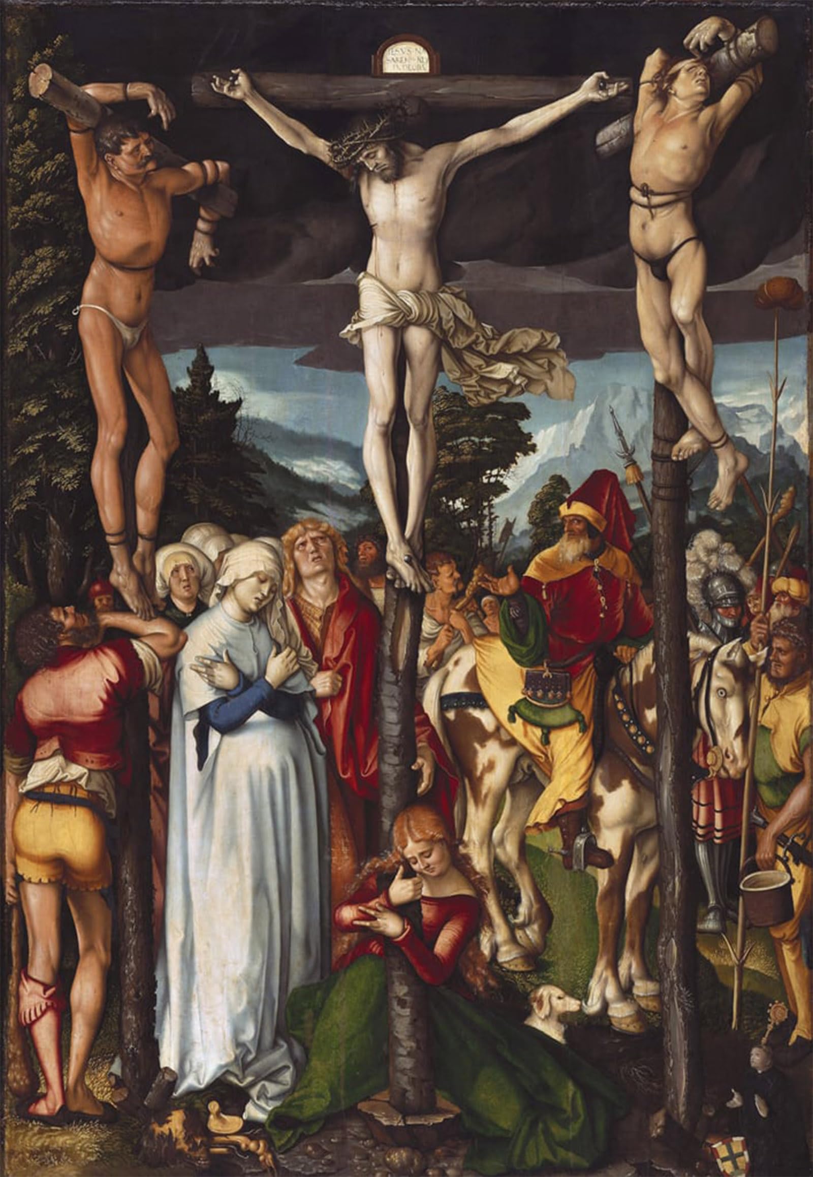 SERENDIPITP Retro Picture Poster Wall Art Pictures Painting Famous Painting by Hans Baldung Grien Wall Art Canvas Print for Wall Decor 60x90cm