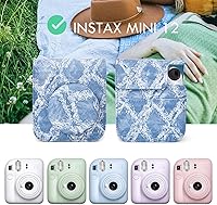 Vista 34 de Rieibi Funda para cámara compatible con Fuji Instax Mini 12 – Funda de transporte para cámara instantánea Fujifilm Instax Mini 12 – Mini 12 Funda
