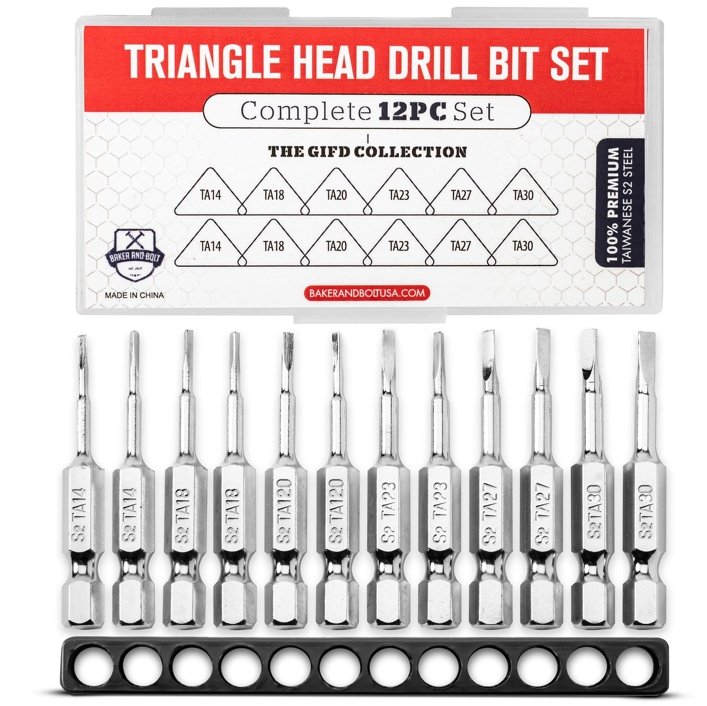 Triangle Drill Bit Set