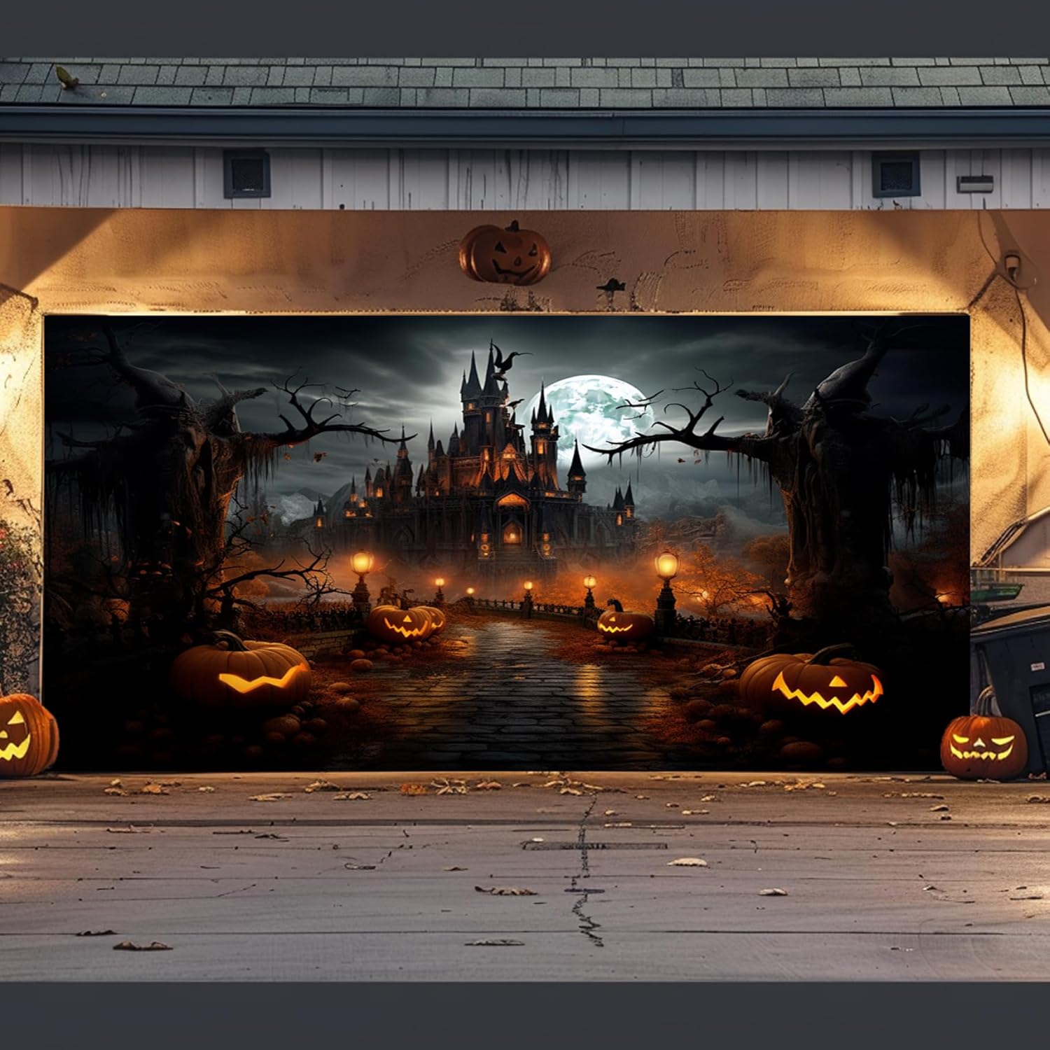 Garage Door Banner Clips 6Pcs Springed Garage Door Banner Clamps with Installation Accessories Nylon Garage Door Banner Installation Clips for Halloween, Christmas Garage Door Banner Clips