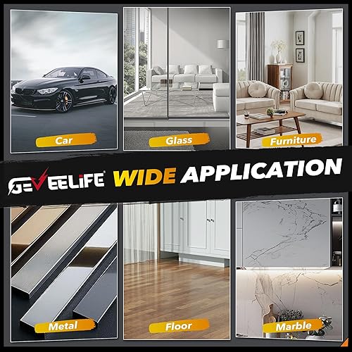 Miniatura 9 de GEVEELIFE Pulidora pulidora rotativa de 6 pulgadas/7 pulgadas, 1600 W, 7 velocidades variables, 1000-3500 RPM, mango desmontable para automóvil