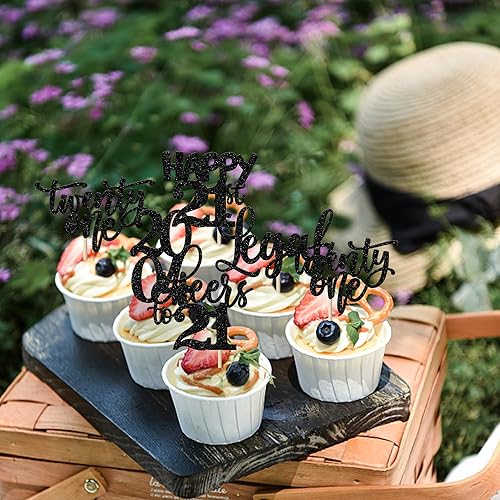 Miniatura 307 de Rsstarxi Paquete de 30 adornos para cupcakes de 15 cumpleaños con purpurina Mis Membrillo 15 desde 2010 Feliz 15º Cupcake Toppers Quince Cheers to