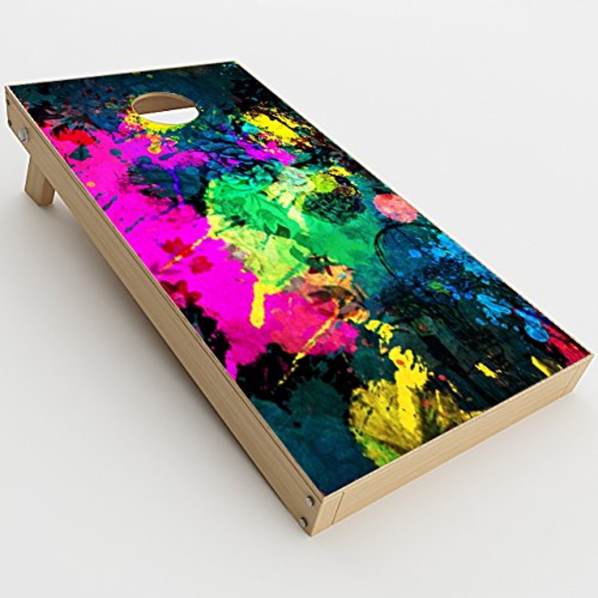 Skin Decal Vinyl Wrap for Cornhole Outdoor Game Bag Toss (2 x pcs. Skins only) / Paintsplatter2