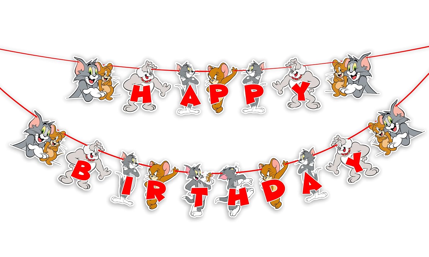 Seyal® Tom & Jerry Happy Birthday Banner "For Stocking Gift"