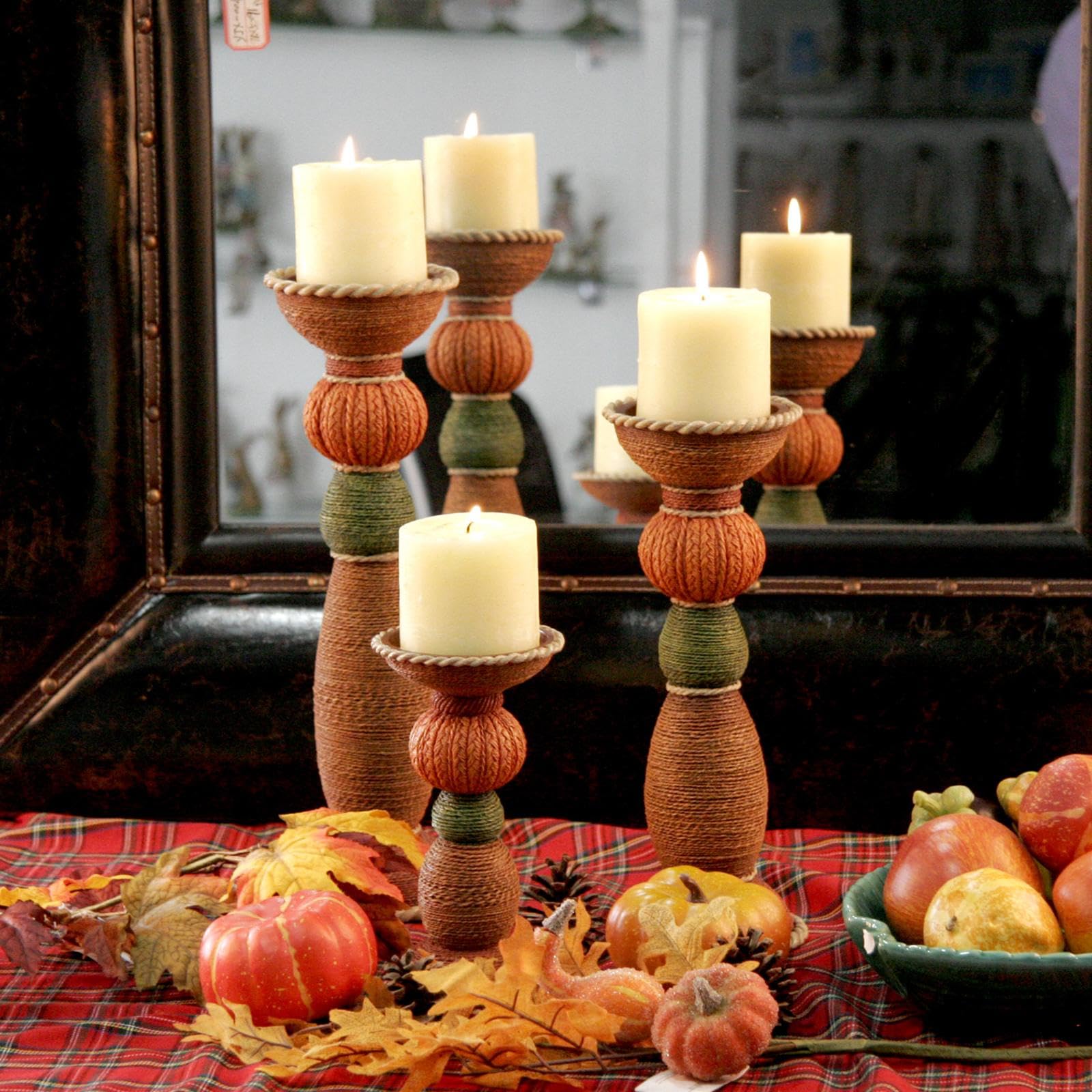 Crafting Pillar Candle Holders Creative Stacked Ring Candle Holder