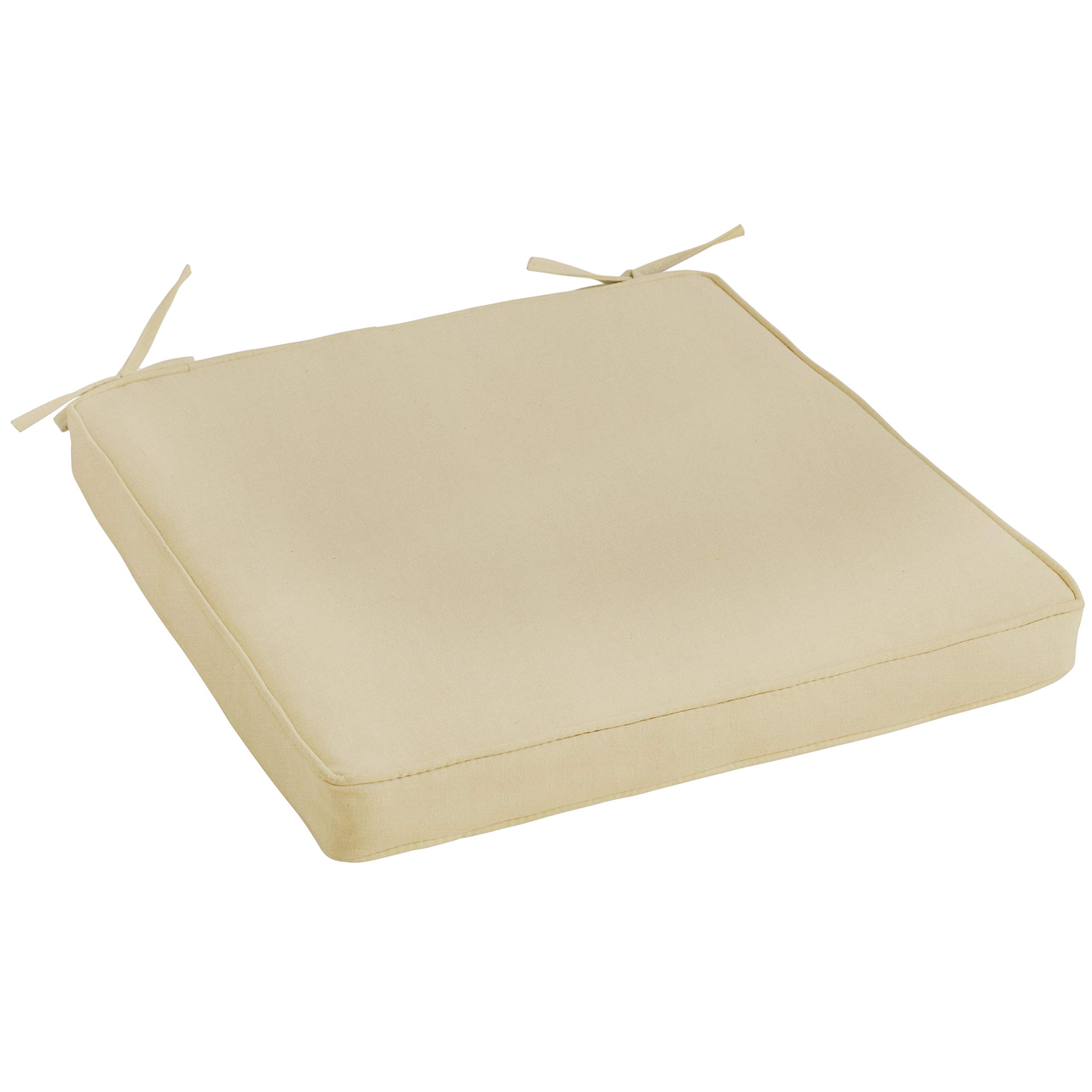 Photo 1 of *SEE NOTES* Indoor/Outdoor Corded Cushion, 17x17 ", Canvas Beige- COMES WITH 2