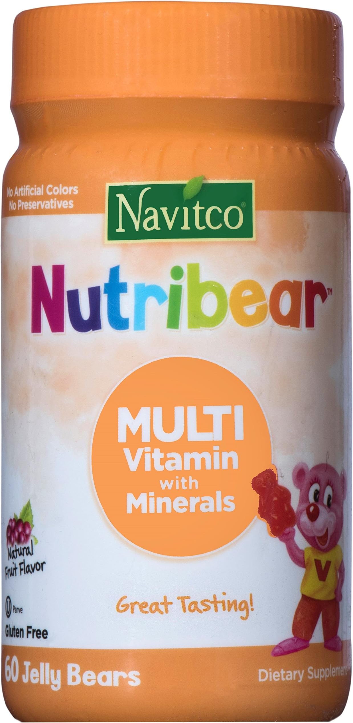 Navitco. NutriBear Multi Vitamin with Minerals Great Tasting Jellies - 60 Bears