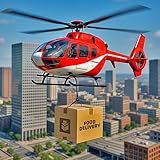 Helicopter Air Delivery Game: Food Delivery Pilot Simulator 3D