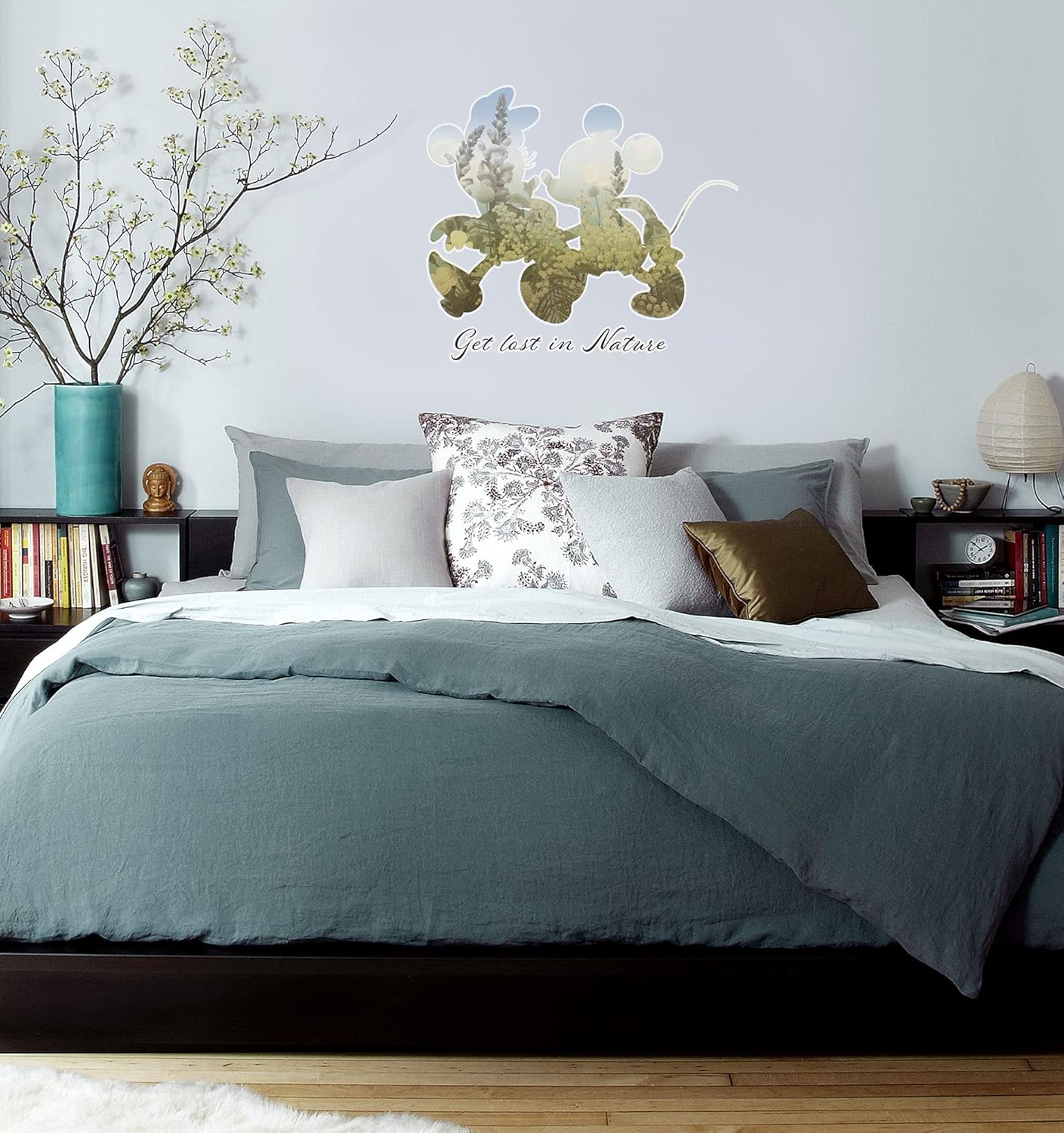 Komar Disney Wall Sticker Mickey Get Lost - 50 x 70 cm (Width x Height) - 5 Pieces - Decorative Sticker, Wall Sticker, Wall Sticker, Wall Decoration, Children's Room - 14092h