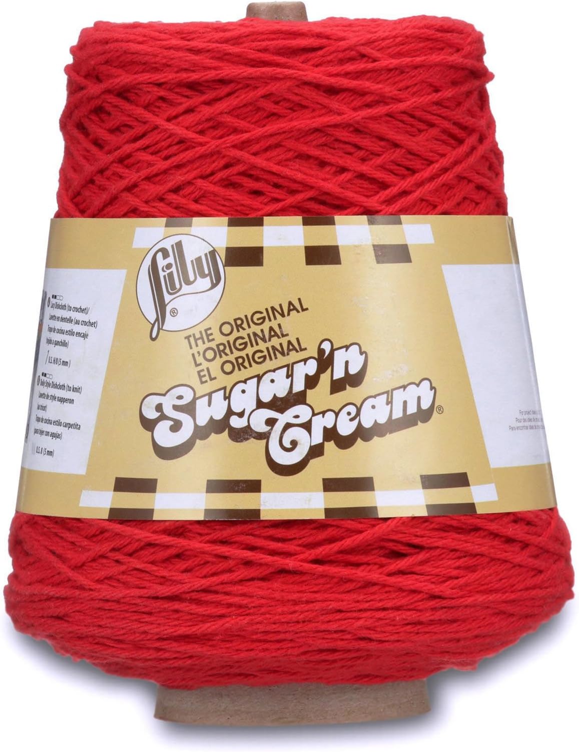 Bernat Handicrafter Cotton Yarn, Gauge 4 Medium Worsted
