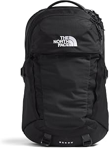 The North Face Recon Everyday Backpack | Daypack Repellent Finish, 16" Laptop Sleeve, 2 Water Bottle Pockets