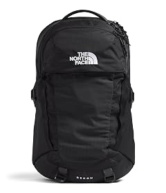 The North Face Recon Everyday Laptop Backpack - Daypack Water Repellent 16 Laptop Sleeve 2 Water Bottle Pockets