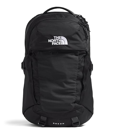 The North Face Recon Everyday Laptop Backpack - Daypack Water Repellent 16 Laptop Sleeve 2 Water Bottle Pockets