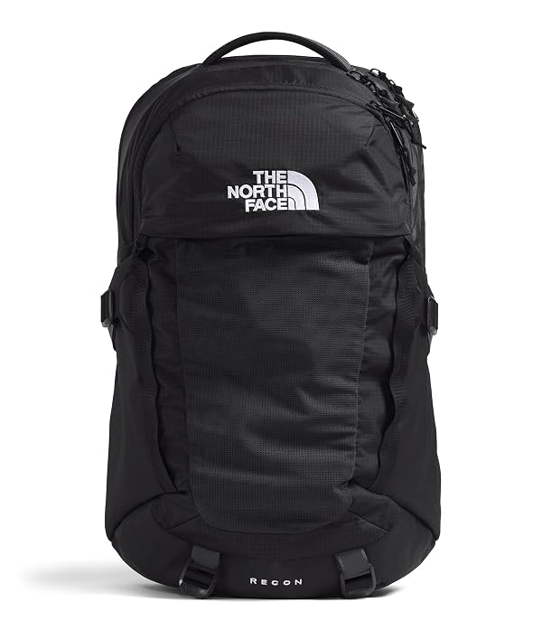 The North Face Recon Everyday Laptop Backpack - Daypack, Water Repellent, Laptop Sleeve, 2 Water Bottle Pockets, TNF Black/TNF Black-NPF, One Size by The North Face - Used condition - US$109.15