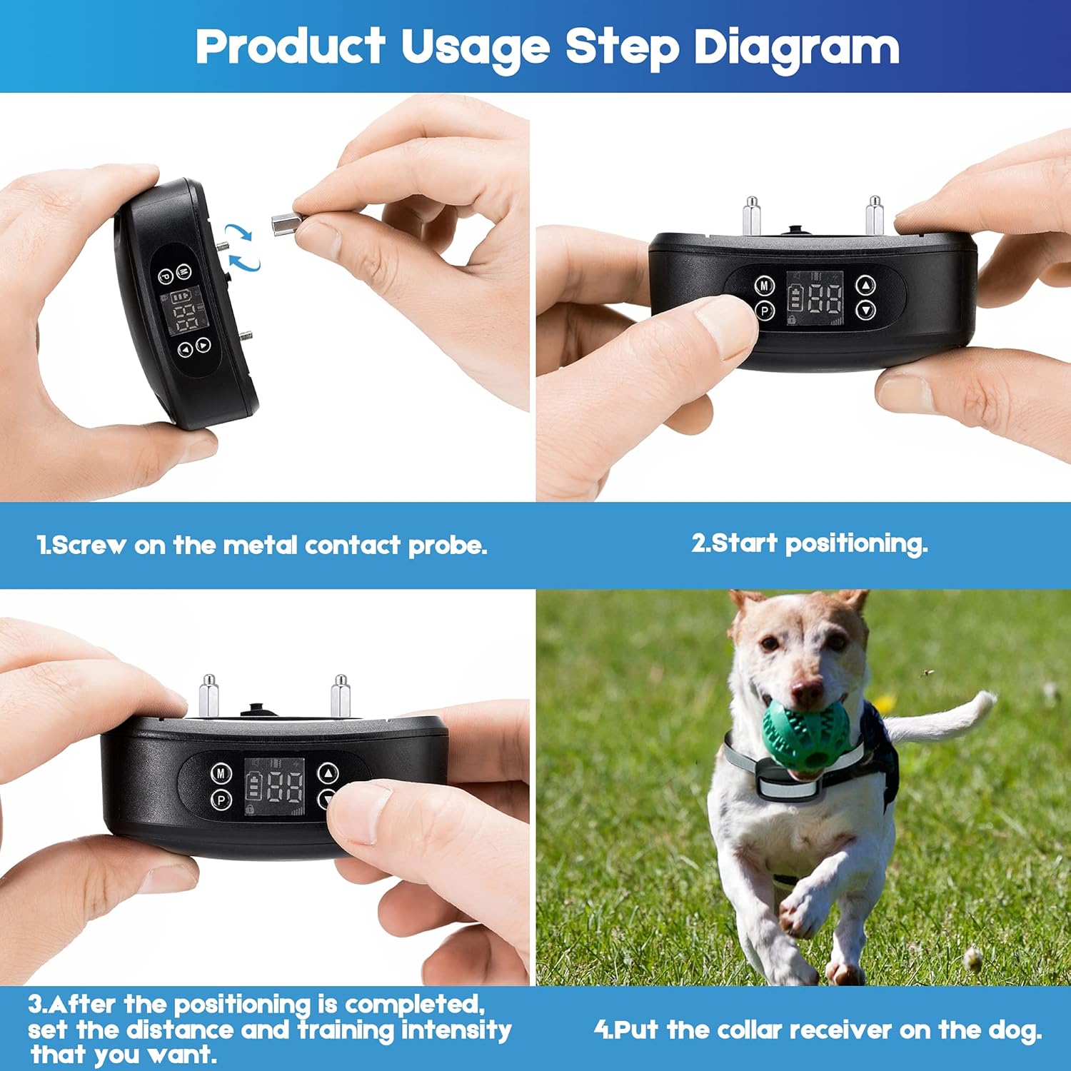 Buy WIEZ GPS Wireless Dog Fence, Electric Dog Fence with GPS, Range 100