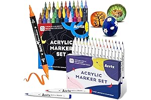 Colorful Inspiration: Arrtx Acrylic Paint Markers