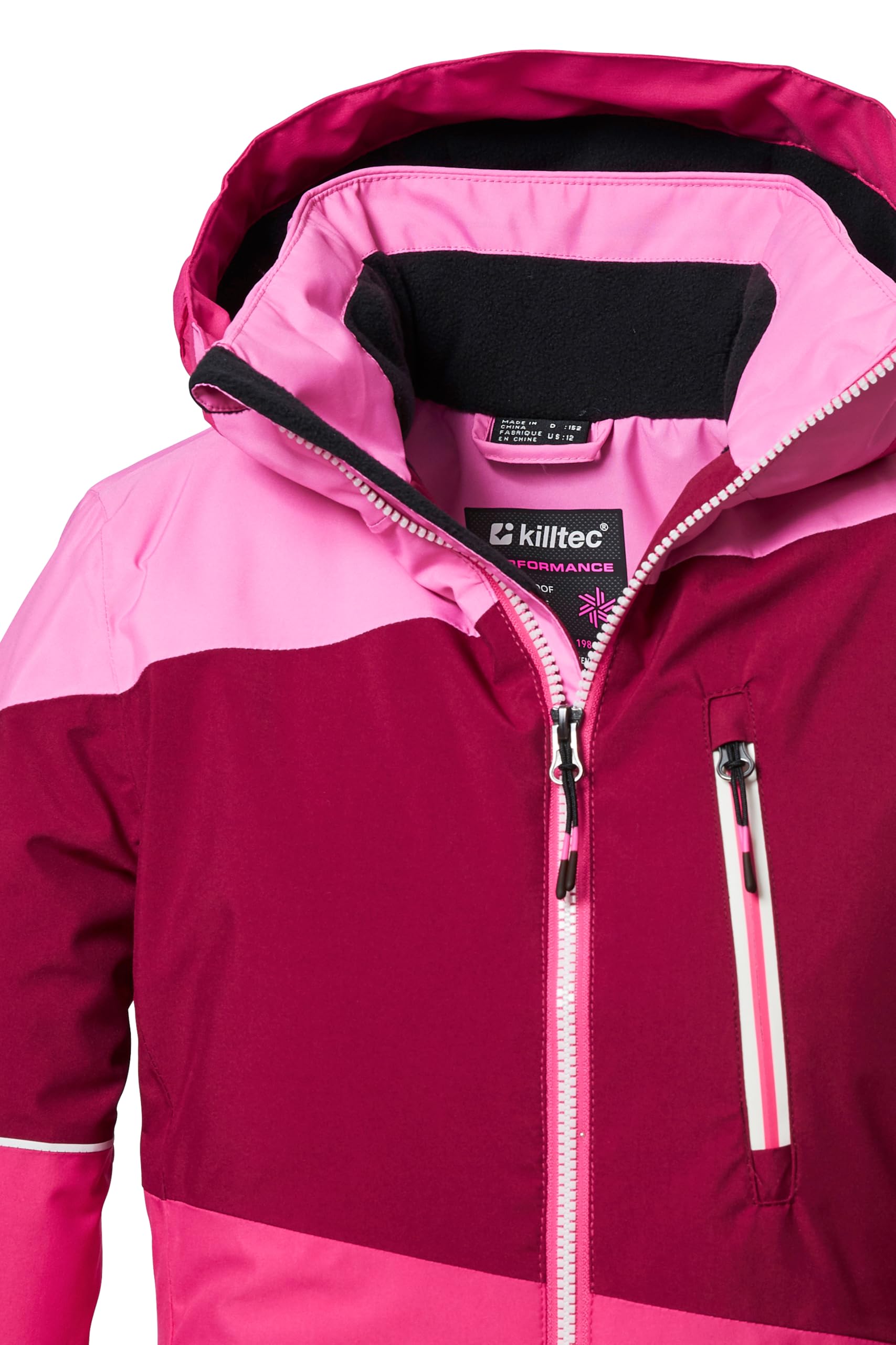 Killtec Mädchen Ksw 331 Grls Ski Jckt Skijacke/Funktionsjacke mit Kapuze und Schneefang