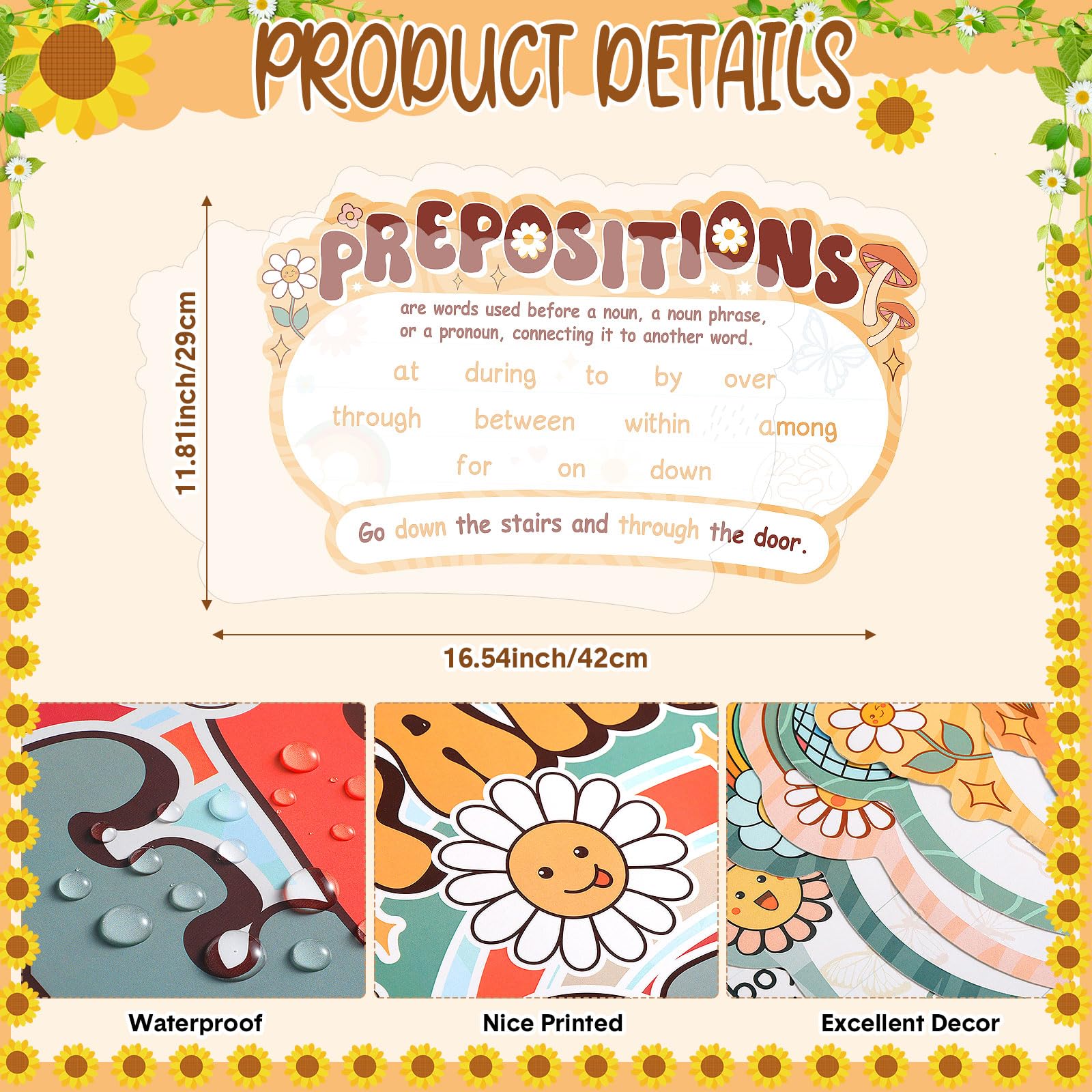Snapklik.com : Pasimy 12 Pieces Parts Of Speech Posters English Grammar ...