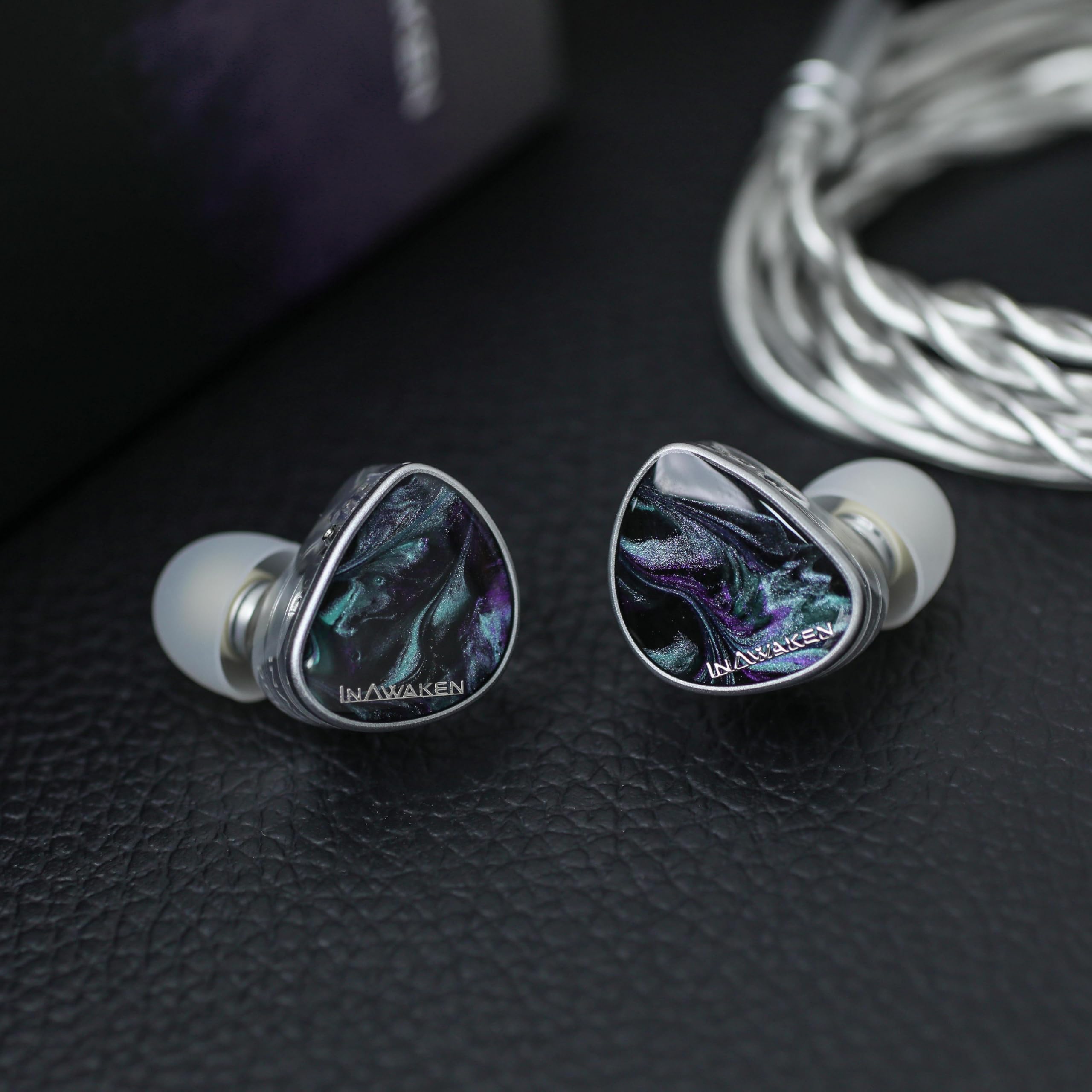 LINSOUL INAWAKEN Dawn Ms In Ear Monitor,11,2 mm dynamischer Treiber IEM,Wired Gaming Earbuds mit abnehmbarem OFC abgeschirmtem Kabel für Musiker Audiophile