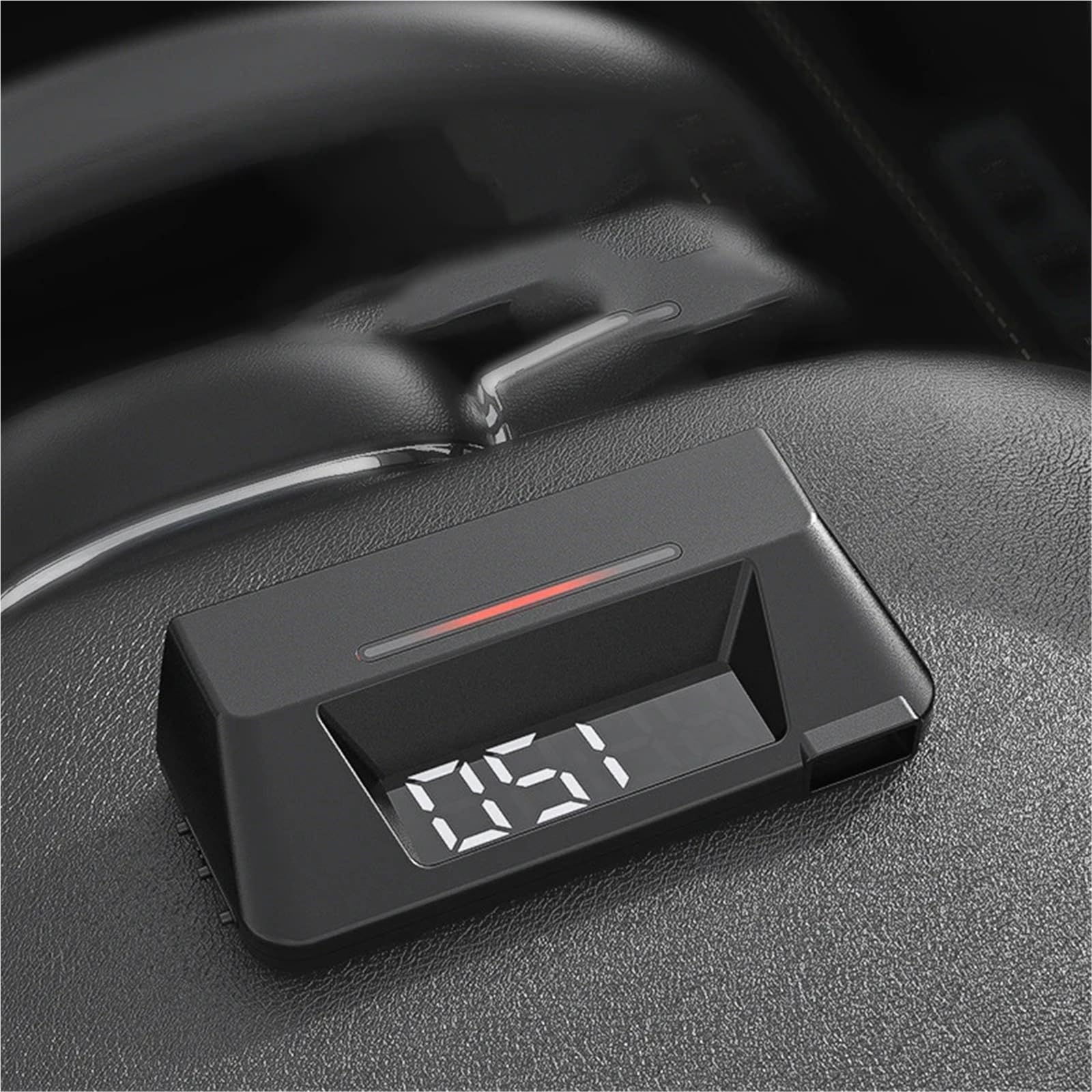 Dual Screen Car Speedometer Digital HUD ODB Driving Windshield Projector Voltage Head Up Display For Truck Vehicles(Style1 A2)