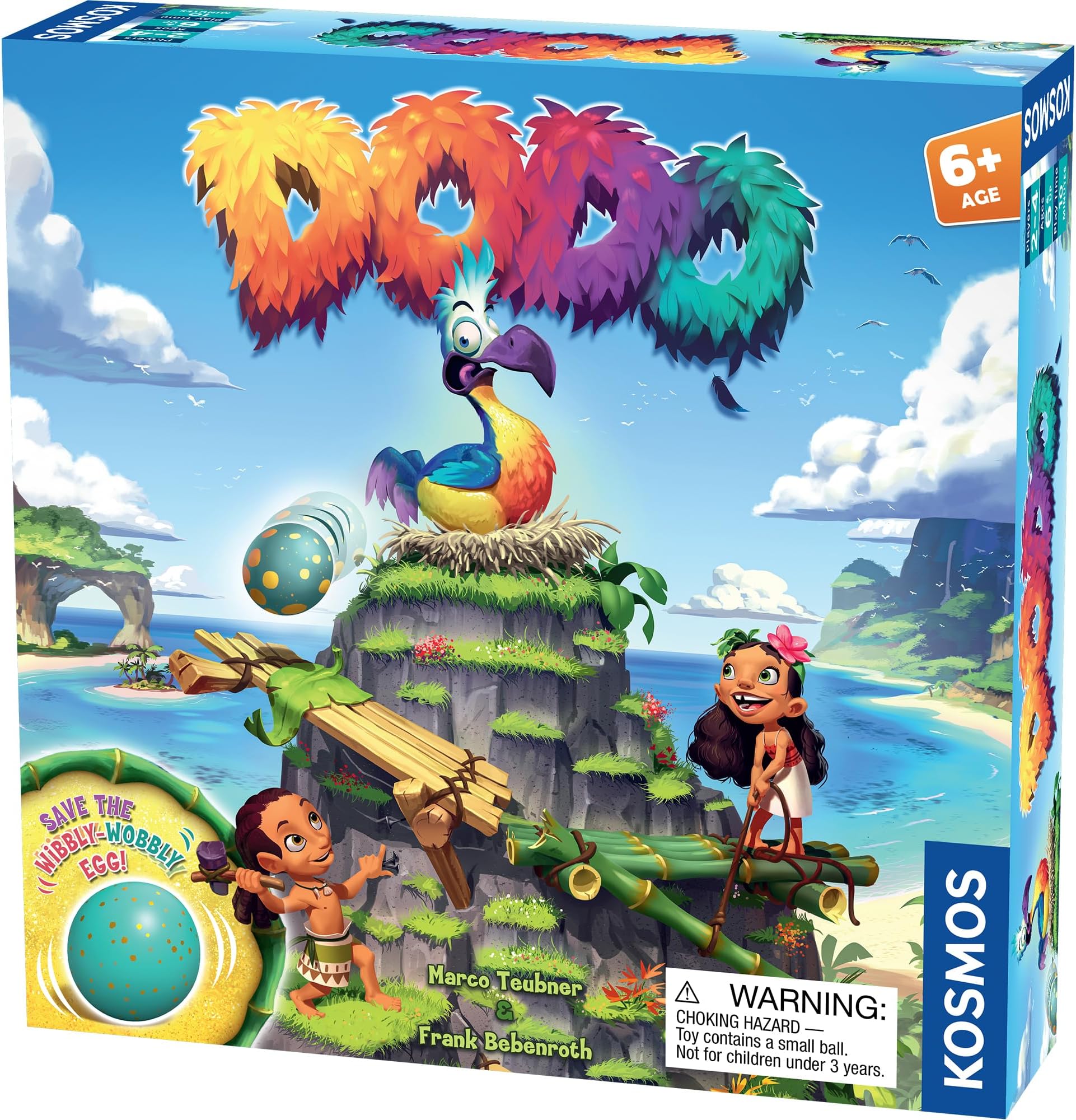 – DODO: Welcome to the Island Kingdom of Mangalopanesia, Cooperative Game, Family Games for Game Night, Fun Games for Adults and Kids, For 2 to 4 Players, Age 6+