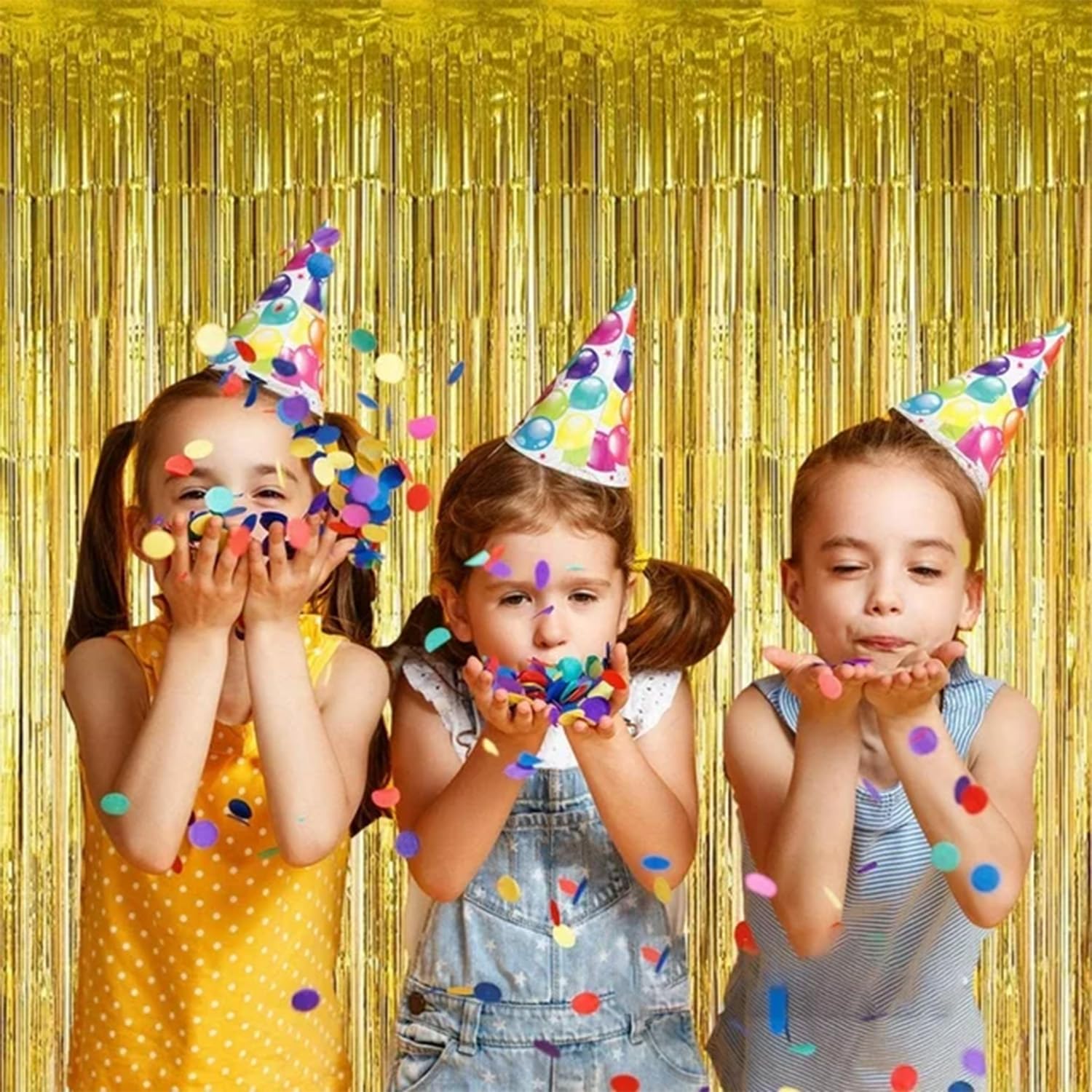 Tende Con Paillettes Dorate SparkL 2x1 Metro - Decorazione Per Feste, Matrimoni E Compleanni