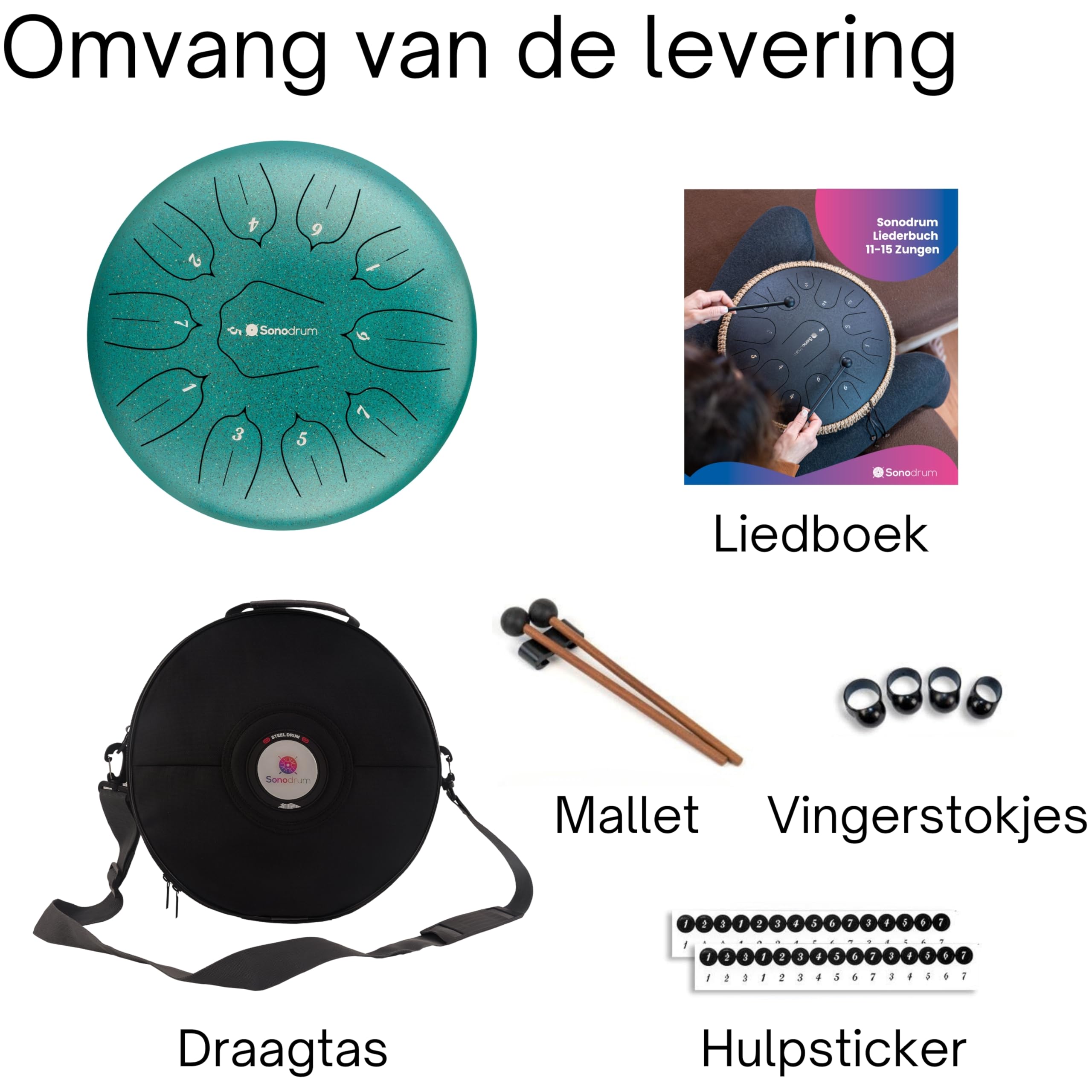 Sonodrum Stalen tongtrommel Standard C groot in zwart - 20 cm Diameter met 8 tonen - Steel tongue drum inclusief songboek, mallets en draagtas. Eenvoudig te bespelen, muziek lezen is niet nodig Sonodrum Stalen tongtrommel Standard C groot in zwart - 20 cm Diameter met 8 tonen - Steel tongue drum inclusief songboek, mallets en draagtas. Eenvoudig te bespelen, muziek lezen is niet nodig