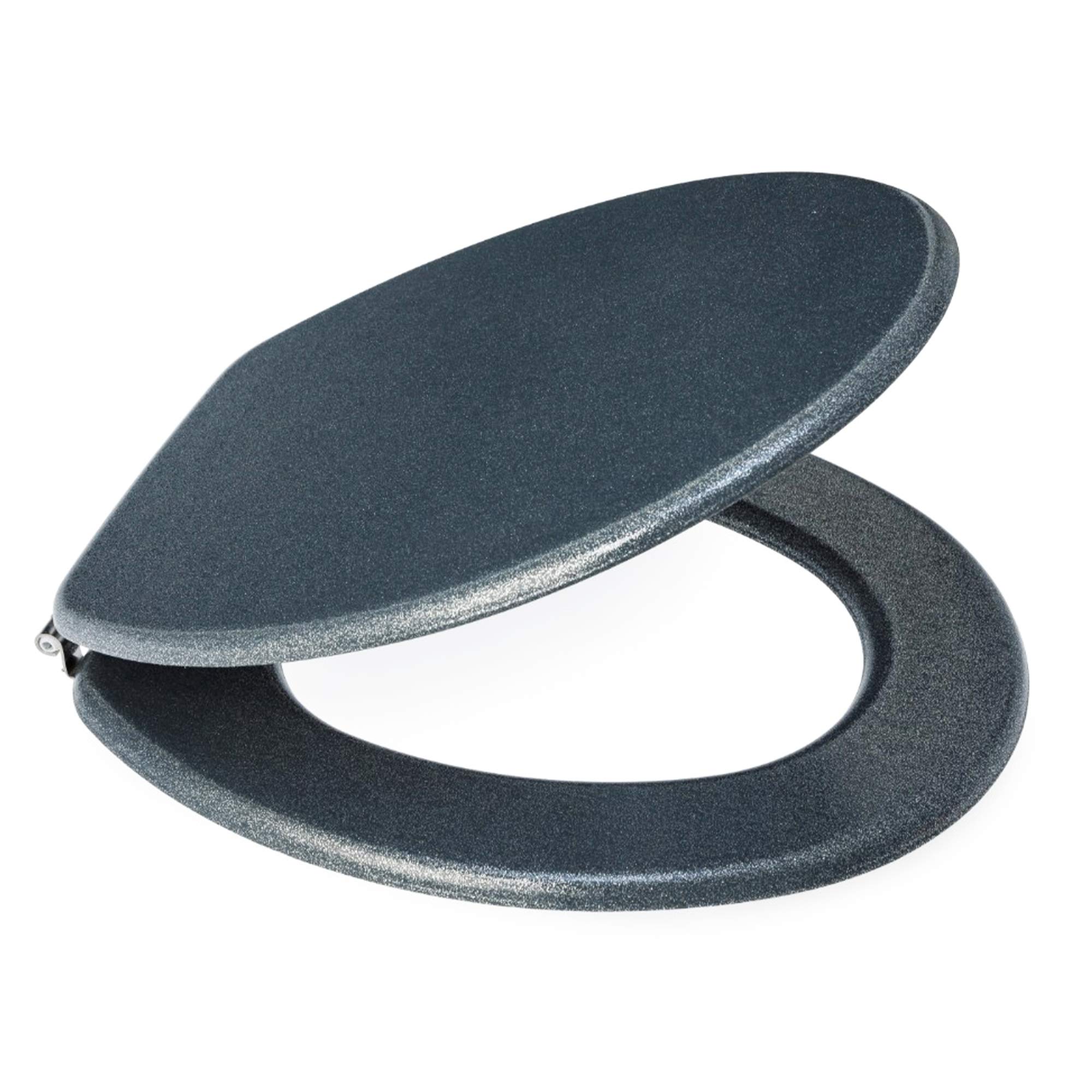 Blue Canyon Glitter Hampton Mdf Toilet Seat