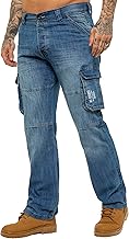 989Zé ENZO Herren Cargo Pants Regular Fit Arbeitshose Cargohose Jeanshose