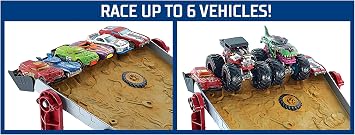 Hot Wheels Monster Trucks Downhill Race & Go Playset