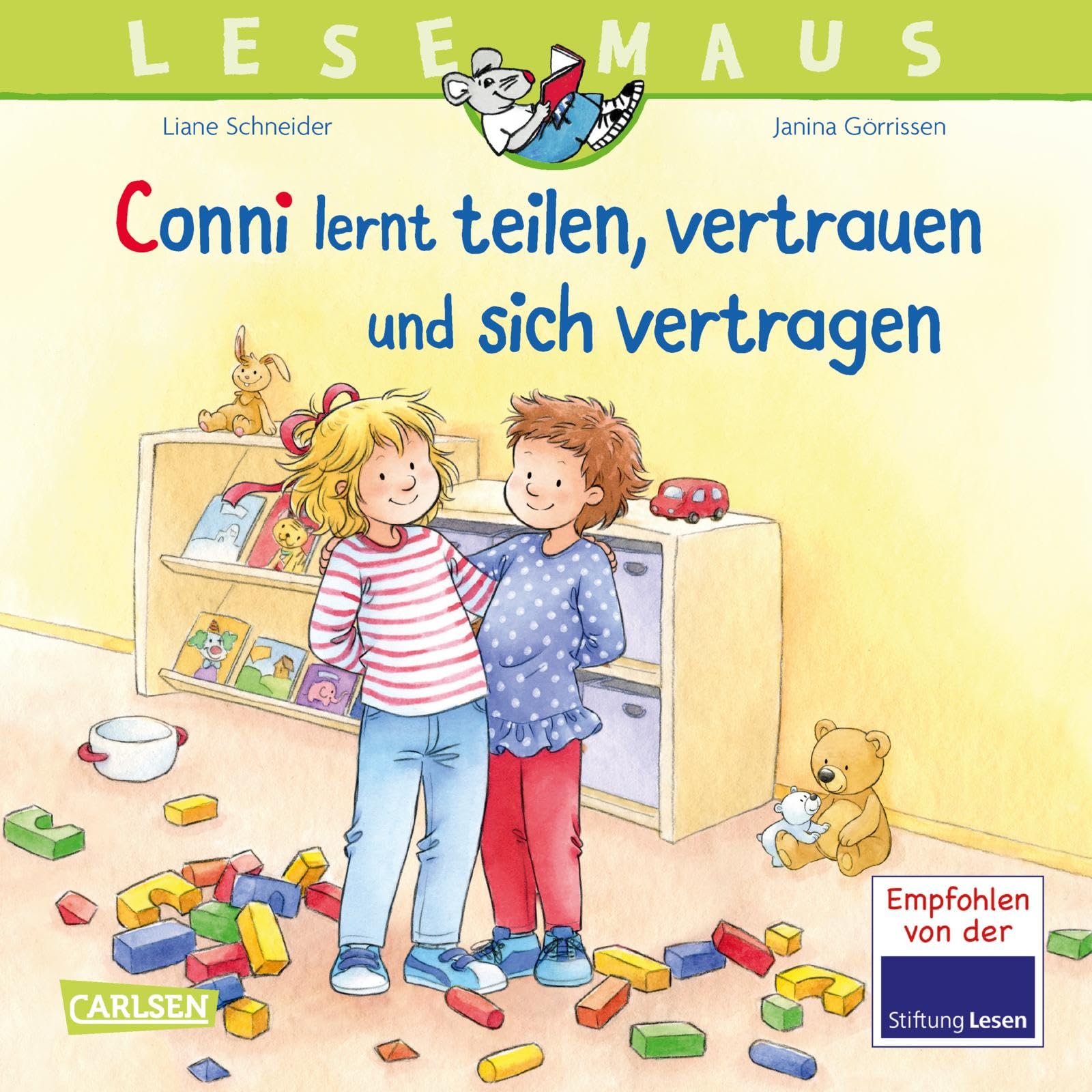 LESEMAUS 97: Conni lernt teilen, vertrauen und sich vertragen: Bilderbuch für Kinder ab 3 Jahre | Vermittlung sozialer Kompetenzen