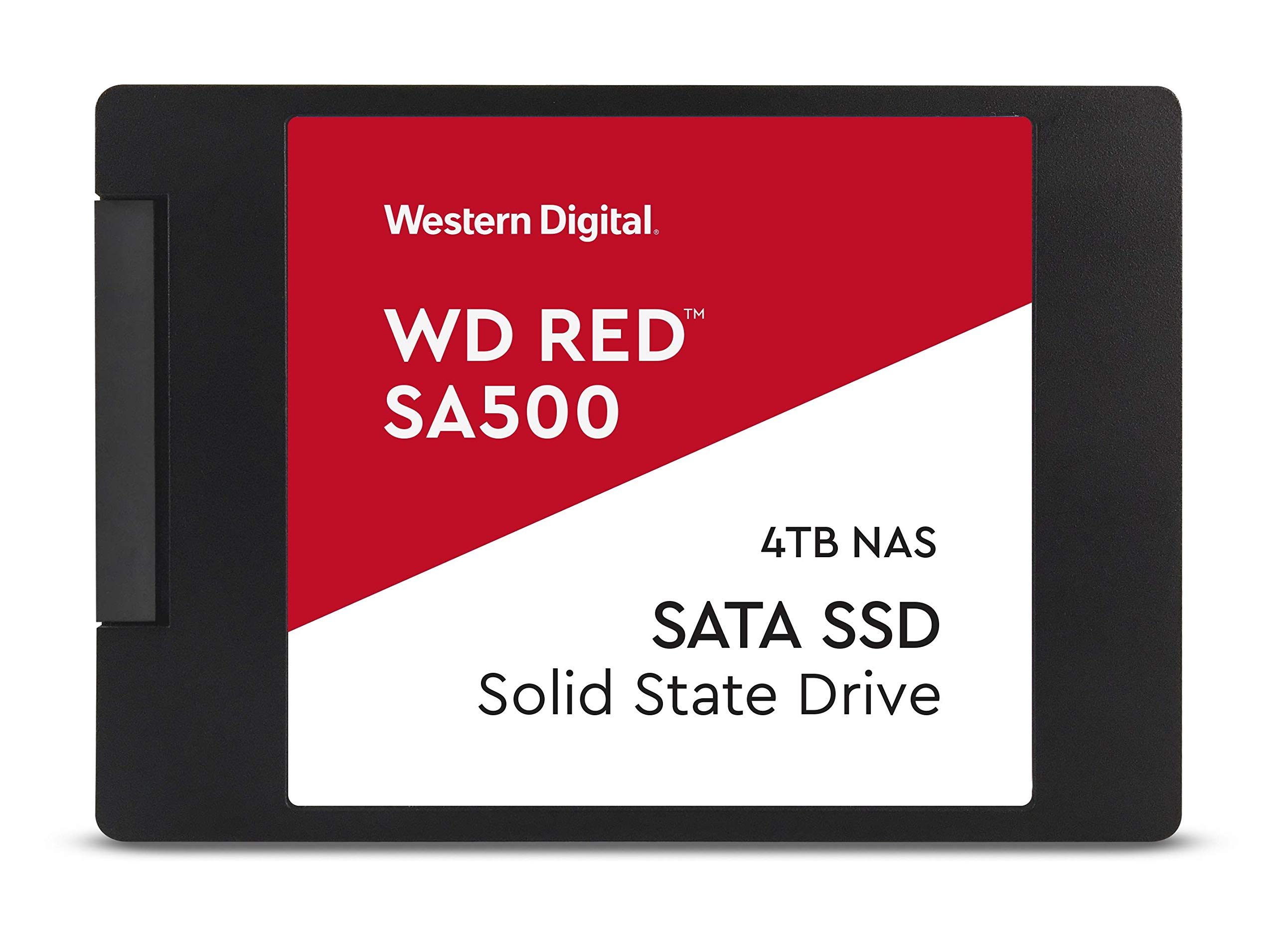 Western Digital 4TB WD Red SA500 NAS 3D NAND Internal SSD - SATA III 6 Gb/s, 2.5"/7mm, Up to 560 MB/s - WDS400T1R0A