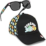 Baseball Cap for Boys Teens Kids Sunglasses Set Adjustable Hat UV Protection