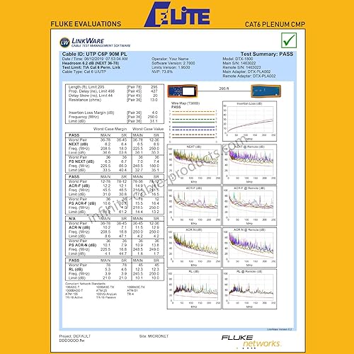 Miniatura 7 de CAT6 Plenum (CMP), cable Ethernet de 1000 pies, par trenzado sin blindaje (UTP) 23 AWG, cobre puro sólido desnudo, 550 MHz, certificado UL, caja