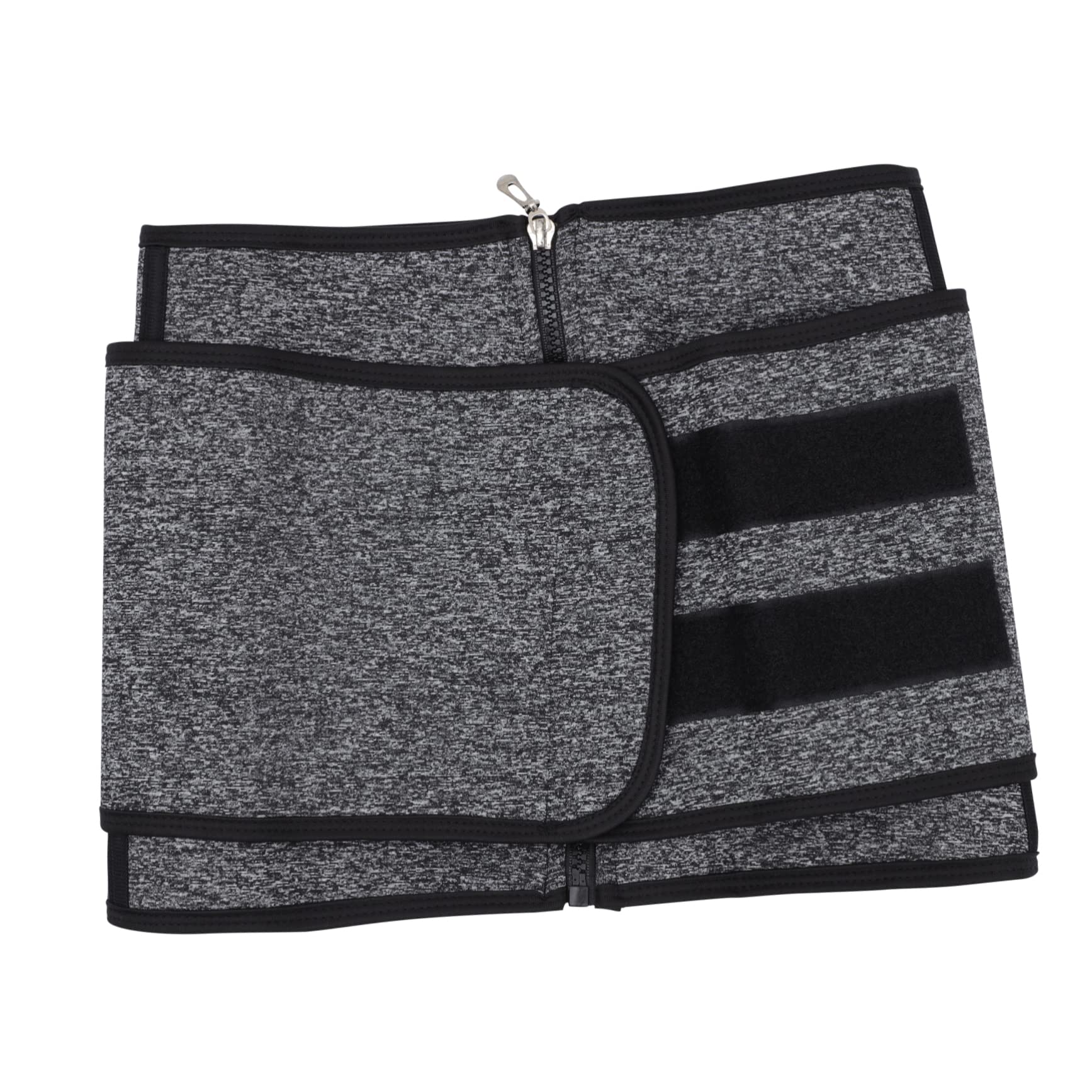 Didiseaon Zipper Workout Corset Waist Trainer Durable Waist Trainer for Women Breathable Day Wear Tummy Control for Fitness and Everyday Use Grey