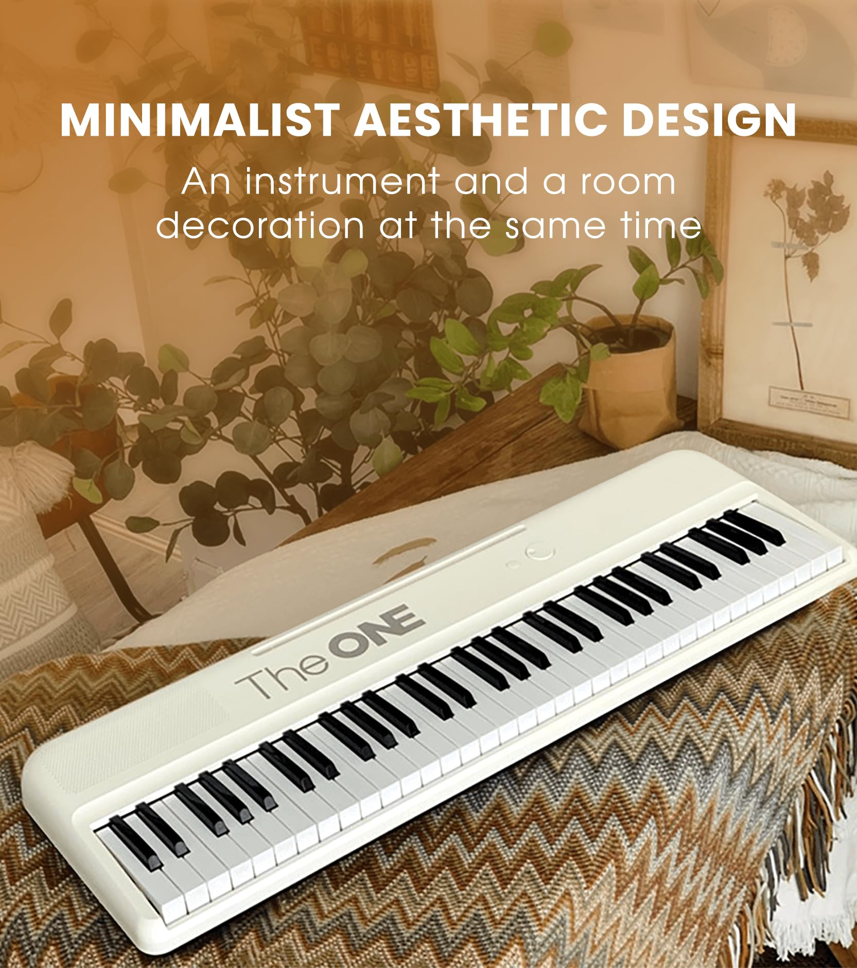 The ONE Smart Piano Light（ホワイト／61鍵） Amazon.com: The ONE Smart Keyboard COLOR 61 Lighted Keys