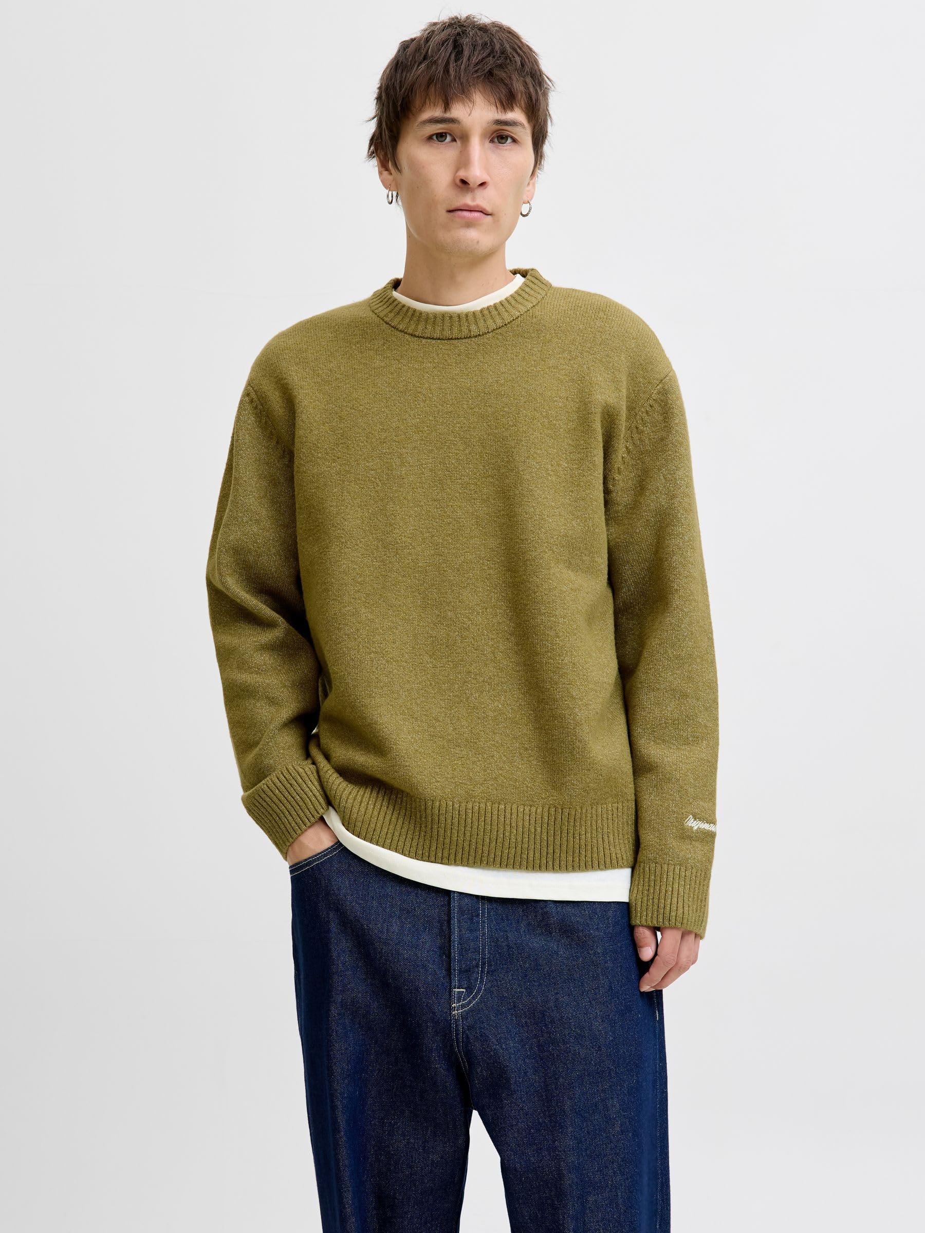 JACK & JONES Jornorrebro Knit Crew Neck Sn