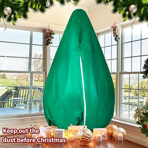 Miniatura 5 de Bolsa de almacenamiento para árbol de Navidad, 6.6 pies de ancho x 9.2 pies de alto x 52 pulgadas de diámetro, se adapta a árboles artificiales de