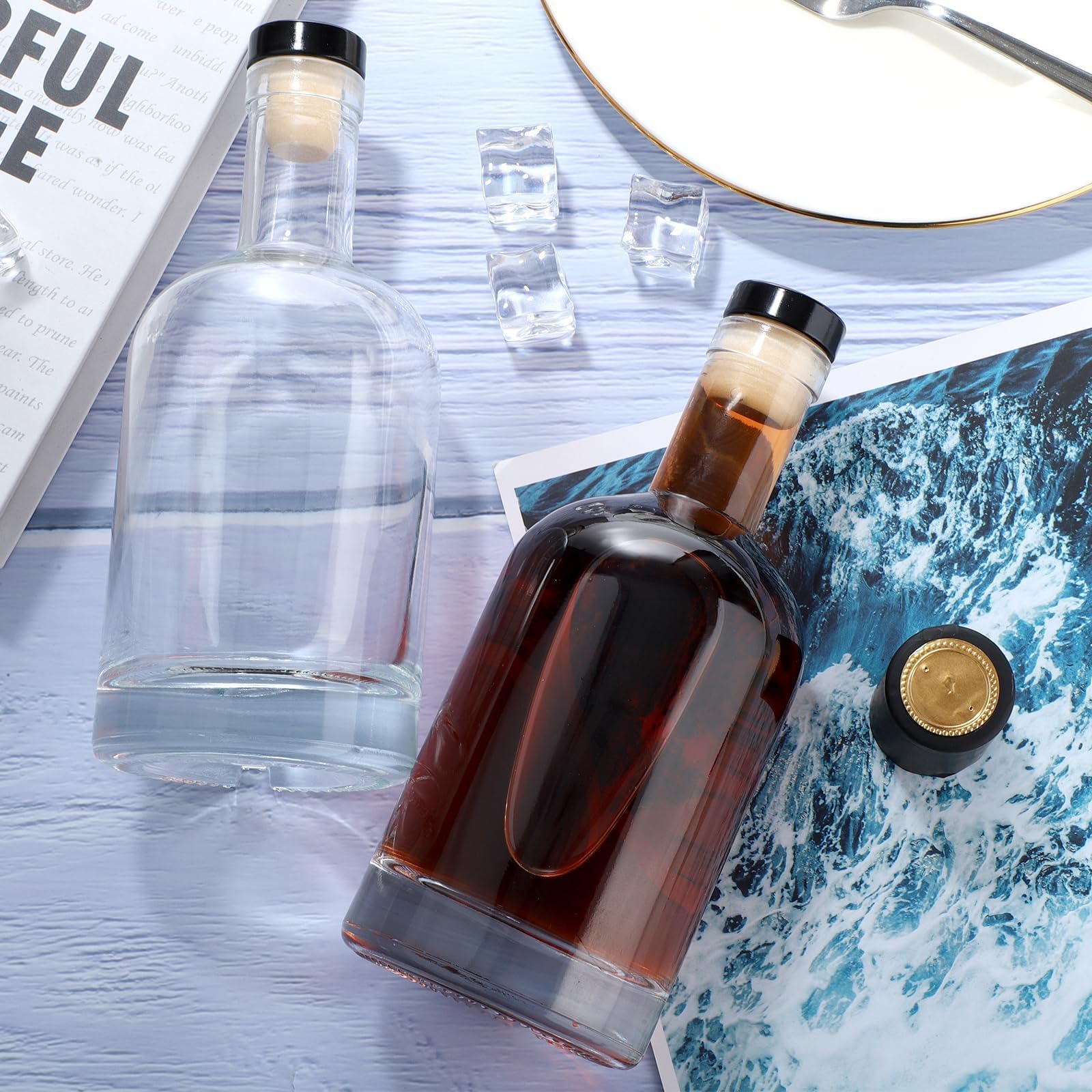 Amazon｜Liengoron (リエンゴロン) ワインボトル 375ml ガラスボトル