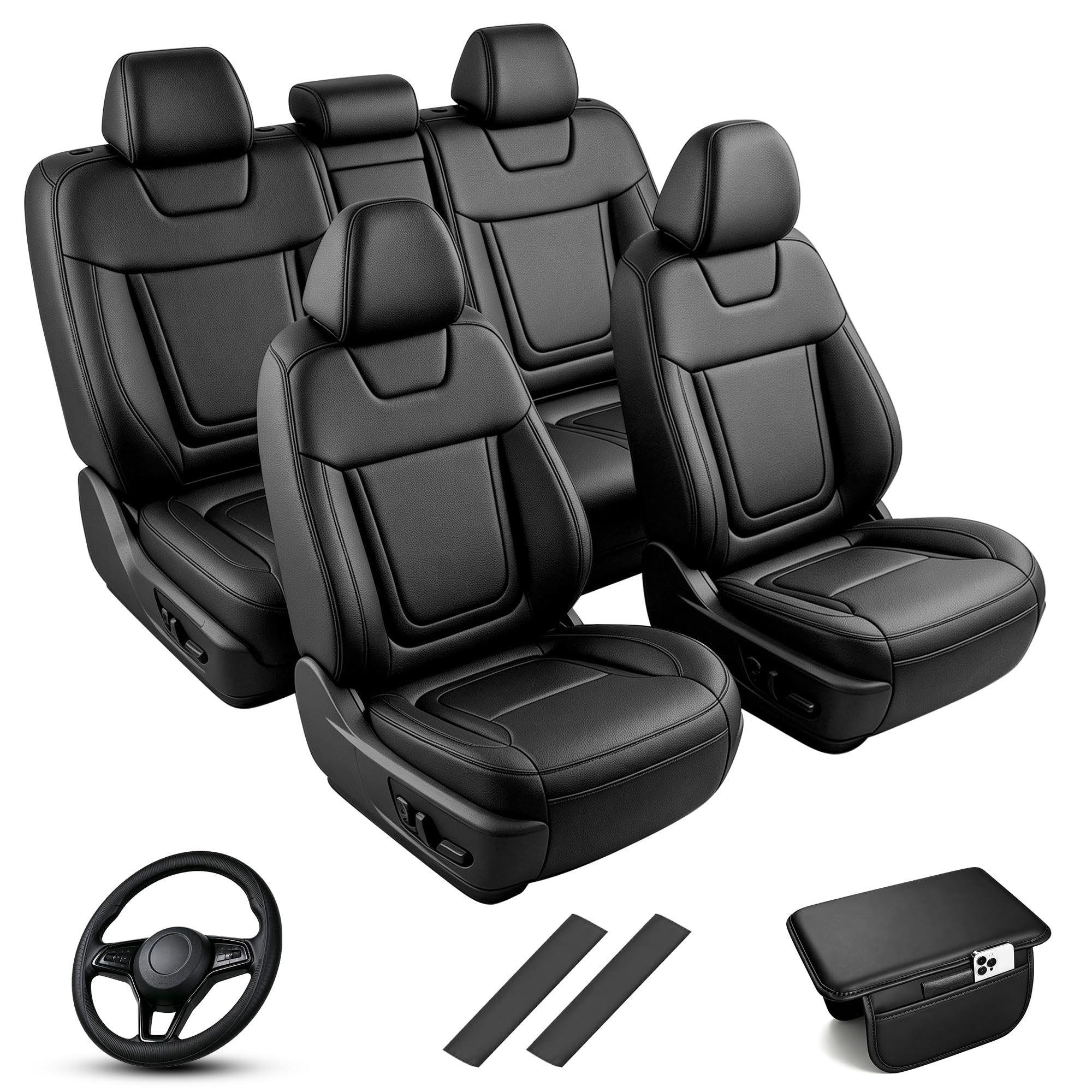 TTX LIGHTING Custom Fit Seat Covers for Hyundai Tucson 2022-2026 5-Seat