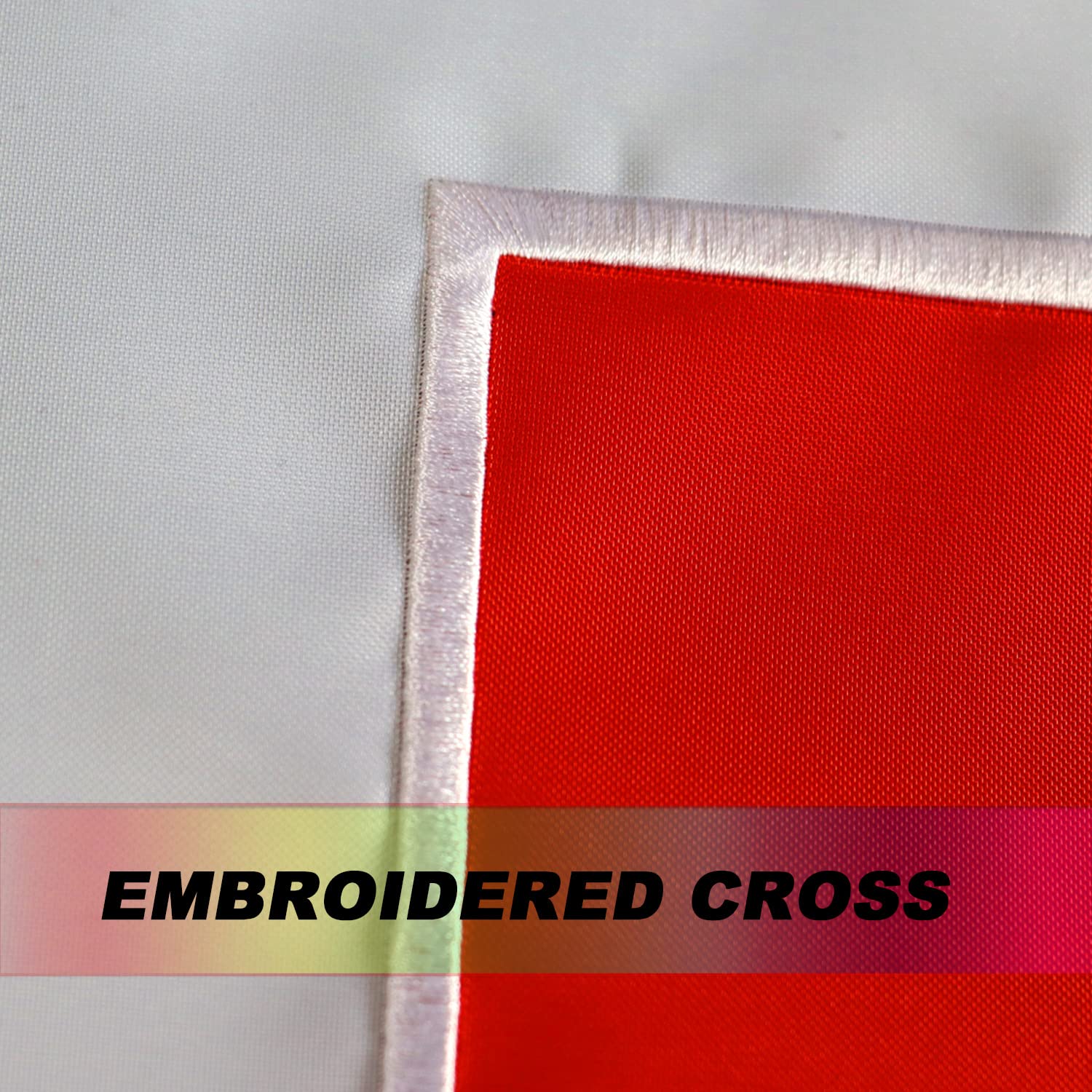 Heavy Duty Switzerland Flag 3x3 Ft, Longest Lasting Oxford Nylon 210D, 3X3Ft - Image 3