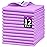 HOMERHYME Microfiber Cleaning Cloth, 12 Pack Window Glasses Cleaning Cloth, Reusable Lint-Free Streak Free Polishing Cloth Wipes for Stainless Steel, Eyeglass, Mirror, Screen & Lense,12*12 Purple