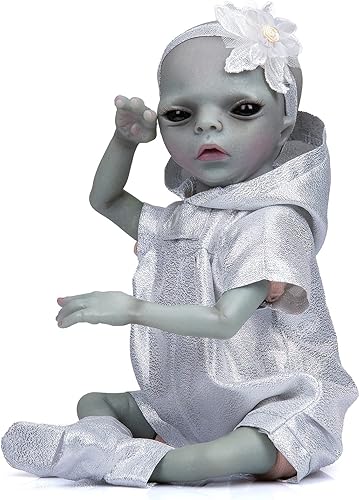 Miniatura 1 de Zero Pam Mini muñecas de bebé Reborn realista de 14 pulgadas, tamaño prematuro de silicona, muñeca recién nacida, seres inteligentes, bebé