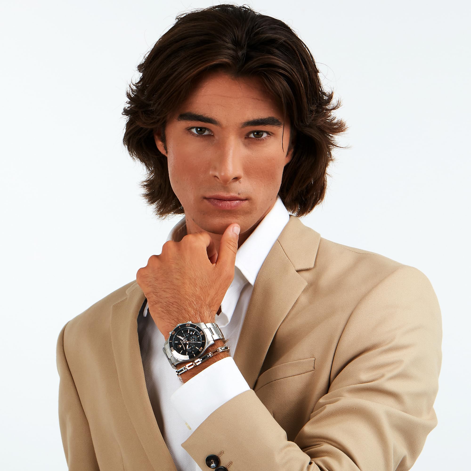 Maserati Special pack Competizione Bracciale e Orologio Uomo, Cronografo, Analogico - R8873600001