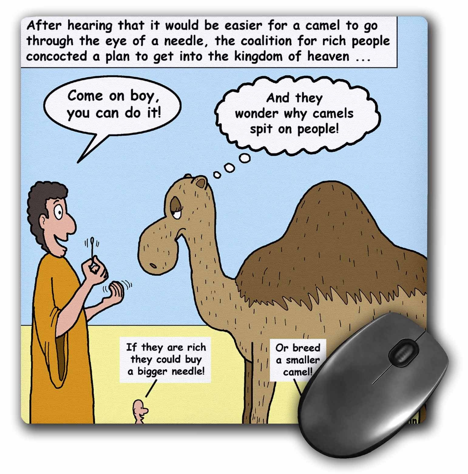 3drose Parable Camel Through The Eye Of A Needle Mouse Pad 8 By 8 Mp 2638 1 Buy Online At Best Price In Uae Amazon Ae