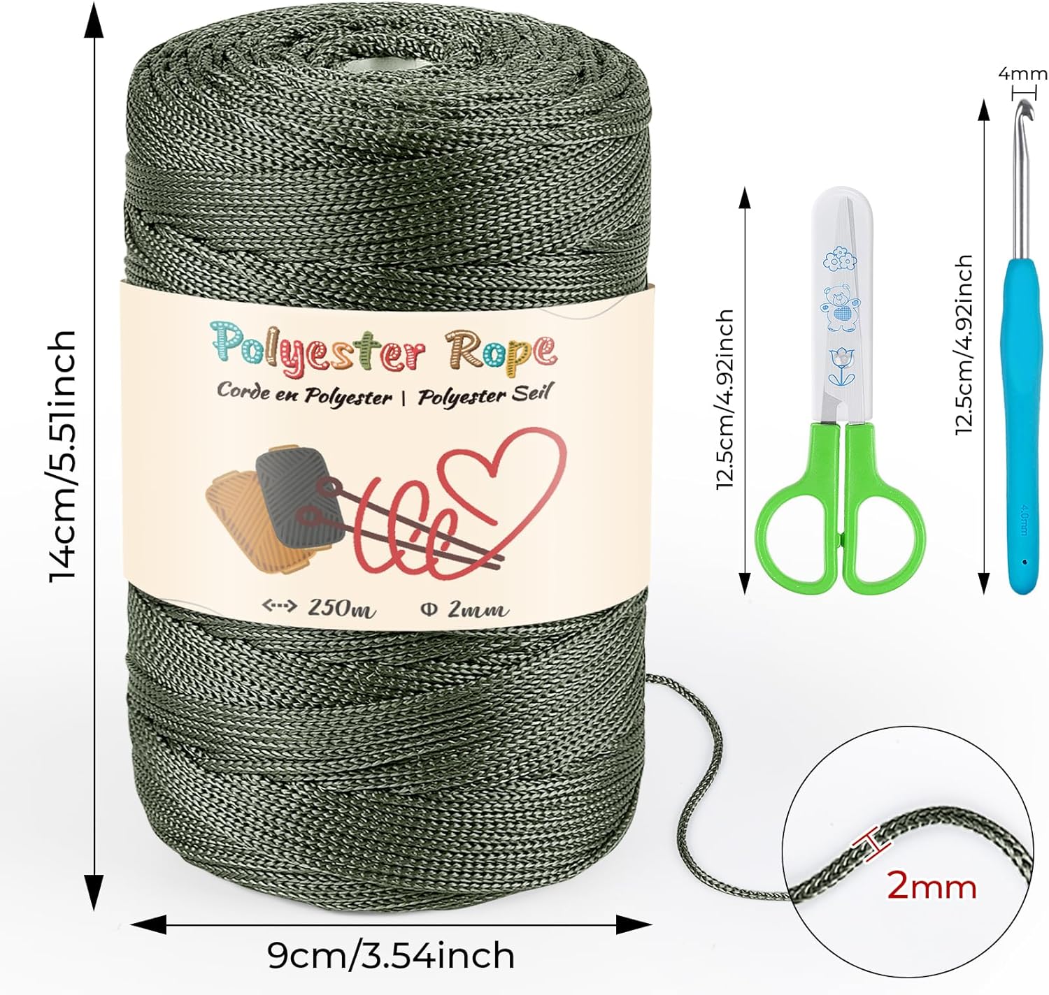 Macrame kötél részlet és textúra