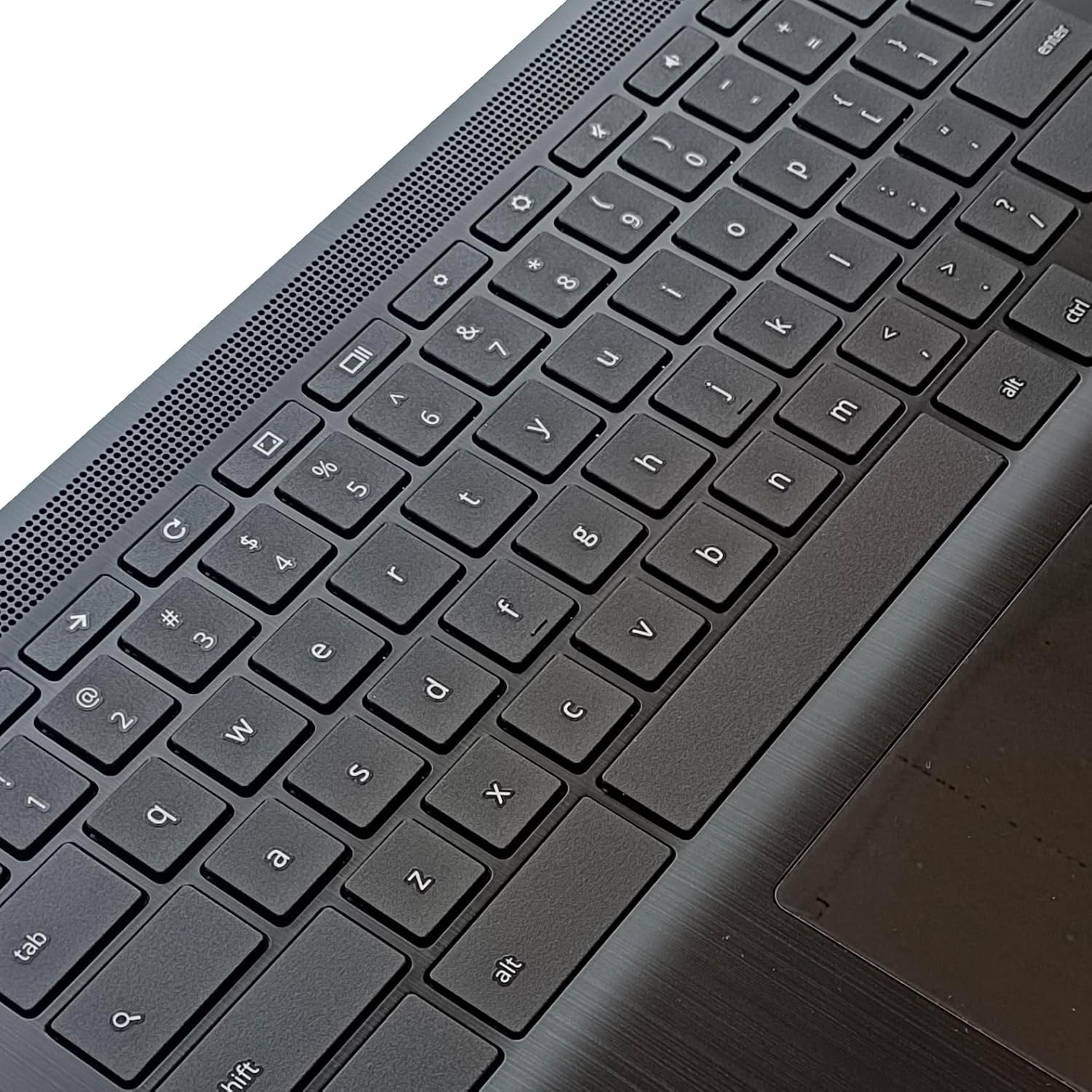 Replacement for HP Chromebook 14 G7 CB E 14 G7 TPN-Q255 Laptop Upper Case Palmrest Keyboard Touchpad Assembly Part M47207-001 Top Cover