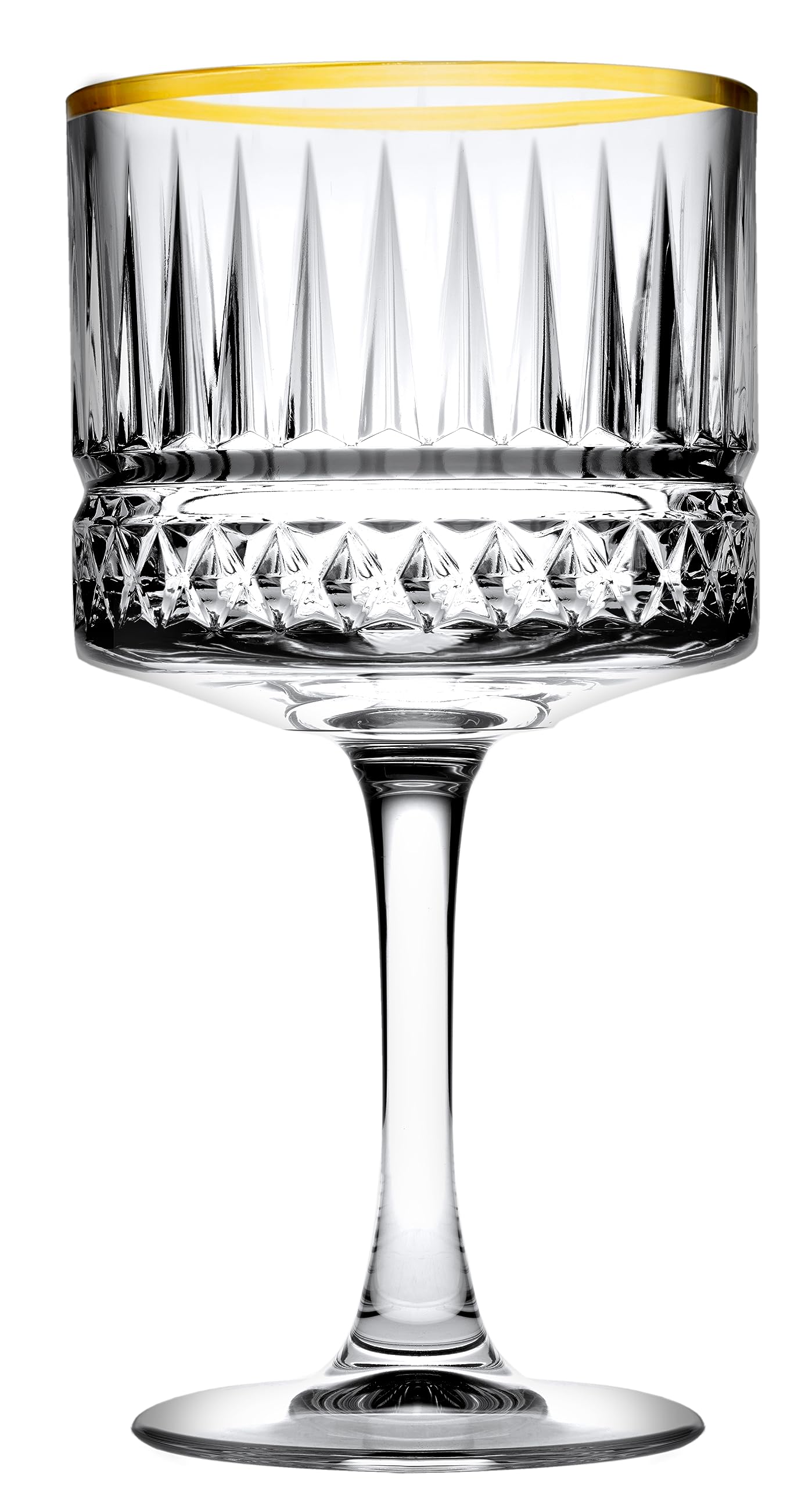 Pasabahce Elysia Golden Touch Lot de 4 verres à cocktail 500 ml